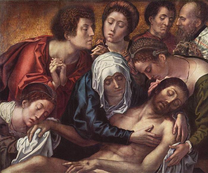 Bernard van orley Pieta in the Haneton triptych